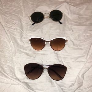 Sunglasses ALL 3 for $12 or $4 individual